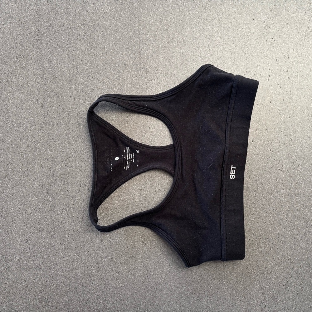 SET Active Black Sports Bra